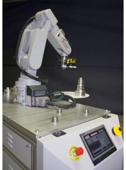 Mitsubishi Electric has worked with technology partner Mirage, a manufacturer of automated guided vehicles (AGVs) to develop an AGV equipped with a robotic arm