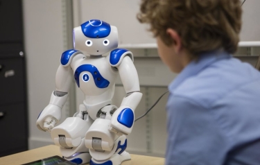 Children aged between seven and nine were more likely to give the same responses as the robots, even if they were obviously incorrect. (Credit: University of Plymouth)