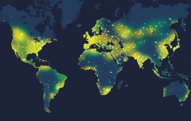 Figure 1: Regions Most Heavily Impacted by Mirai Botnet Attack
