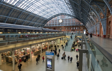 St Pancras International station. Credit: National Railway Historical Society.