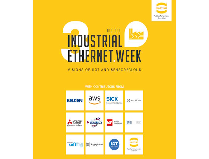 HARTING will be joined by experts from a range of global market leaders during Industrial Ethernet Week