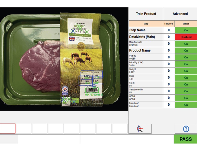 Infographic showing how data and label verification systems connect in a typical food production environment Infographic showing how data and label verification systems connect in a typical food production environment