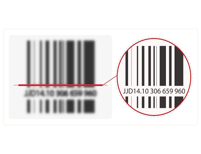 Barcode Vision technology allows to intelligently reconstruct damaged or unreadable barcodes Barcode Vision technology allows to intelligently reconstruct damaged or unreadable barcodes