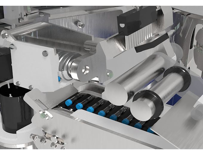 A label is printed and applied giving batch code traceability A label is printed and applied giving batch code traceability