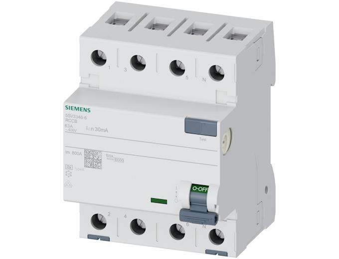 SENTRON 5SV3 residual current circuit breakers, type A/AC